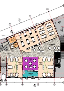 The TEAMS building  ground floor plan