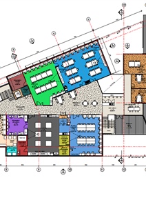 The TEAMS building first floor plan